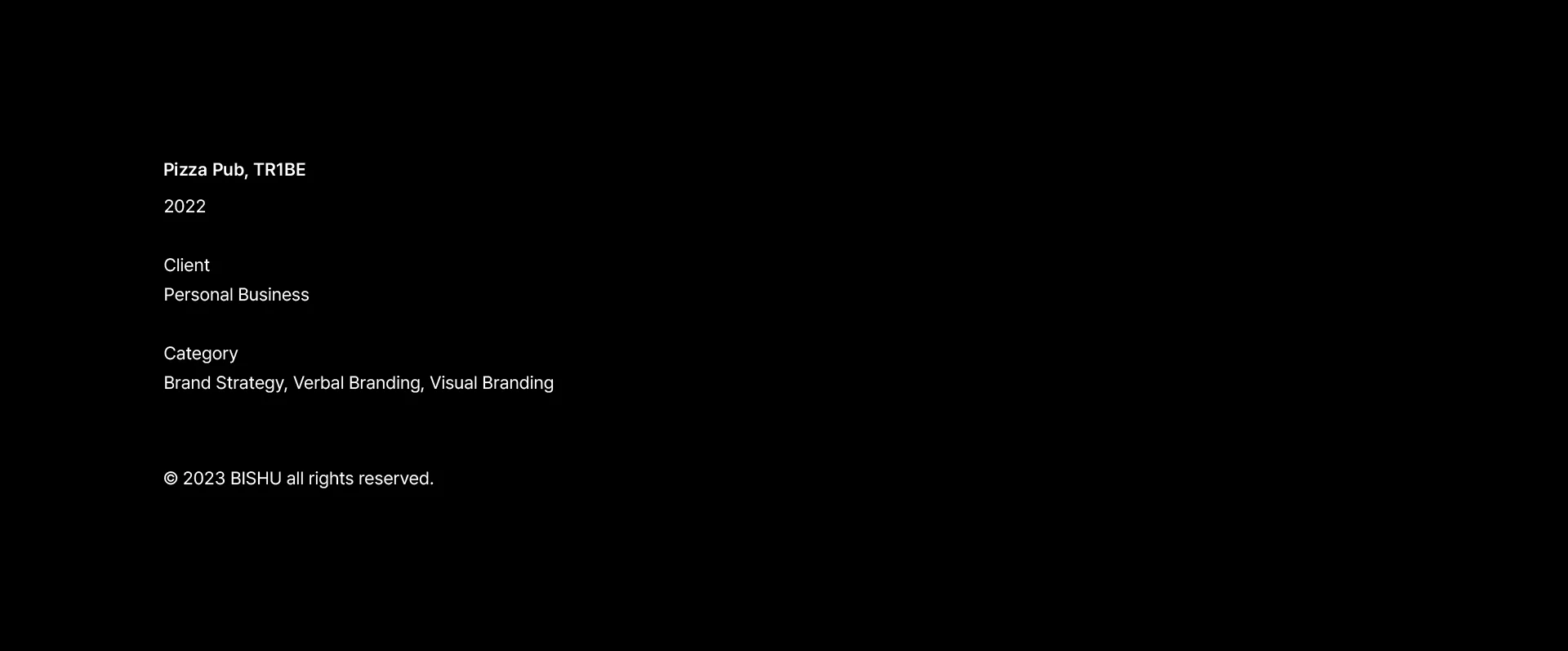 Pizza Pub, TR1BE 프로젝트 이미지 1